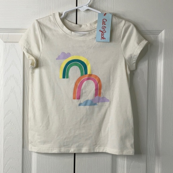 Cat & Jack - Girl's Graphic Tee Size 4T - Picture 2 of 7